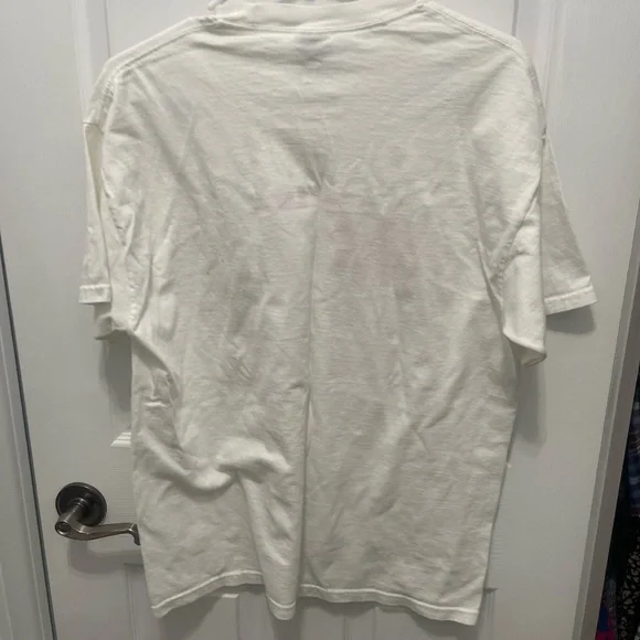 Jerzees Cream Tee with Bold Orange Virginia Design - Picture 9 of 13